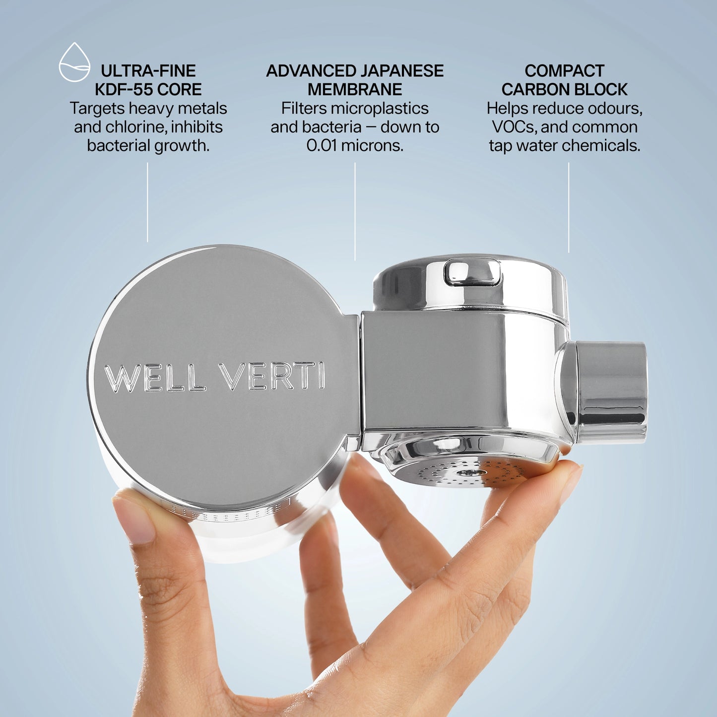 Shower & Tap Filter Bundle - Silver