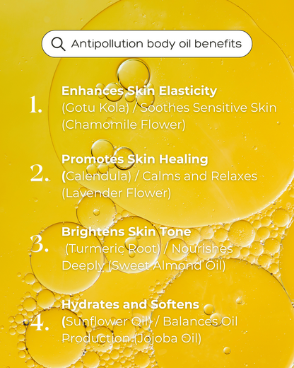 ANTI-POLLUTION BODY OIL Benefits