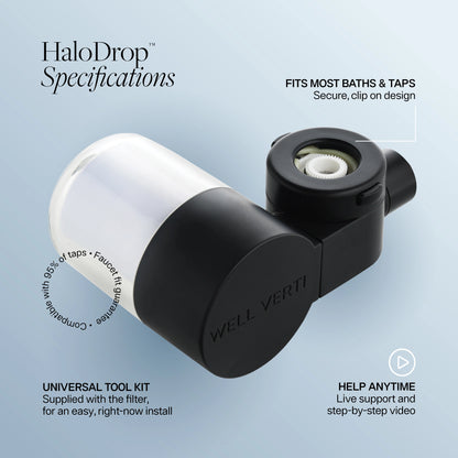 HaloDrop™ Tap & Bath Filter