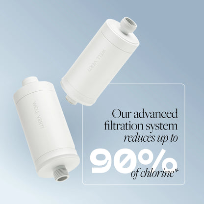 Well Verti Wellness Pod white premium shower filter